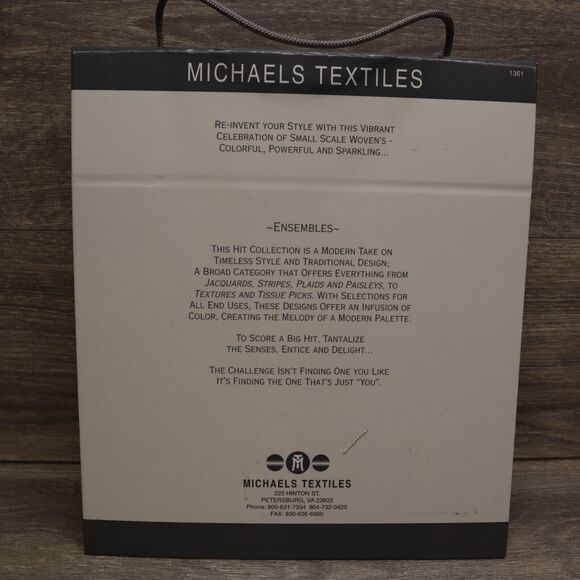 Michaels Textiles Ensembles Wovens Jacquard Plaid Stripes Timeless Fabric Craft - Picture 3 of 6